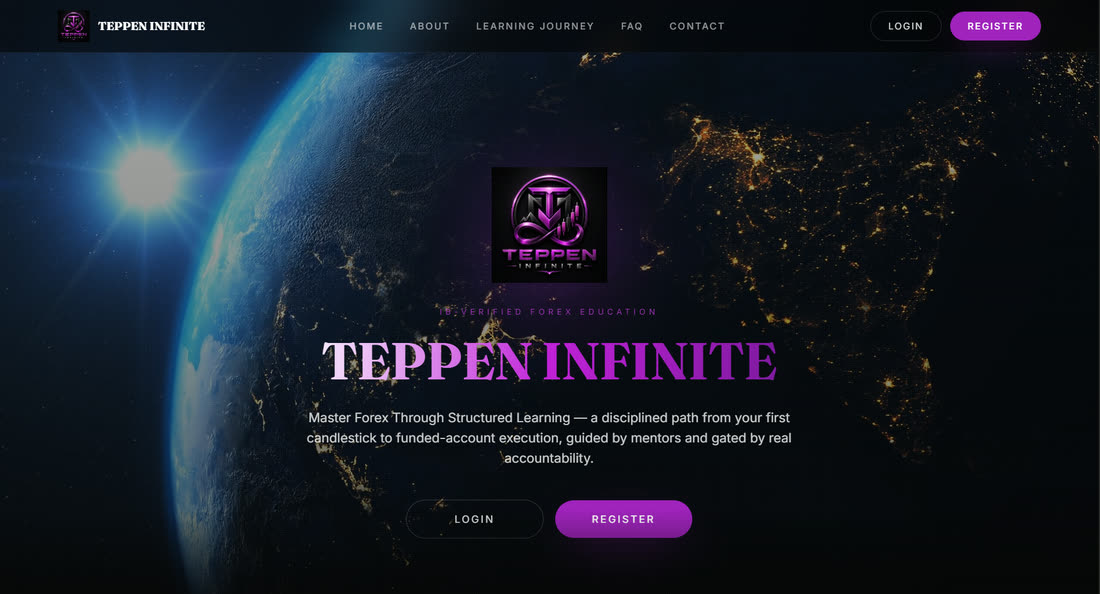 TEPPEN INFINITE landing page